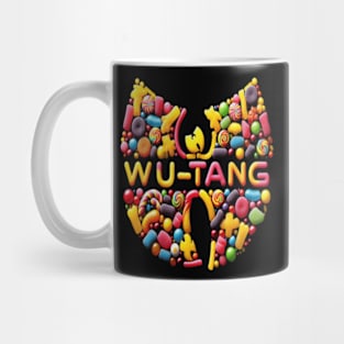 Wu-Tang colorful candy pieces, such as gummy bears, lollipops, and jelly beans Mug